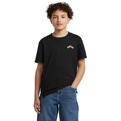 G-STAR Boys Nifous T-Shirt, Schwarz (dk Black D29745-01-6484), 12 G-STAR Boys Nifous T-Shirt, Schwarz (dk Black D29745-01-6484), 12