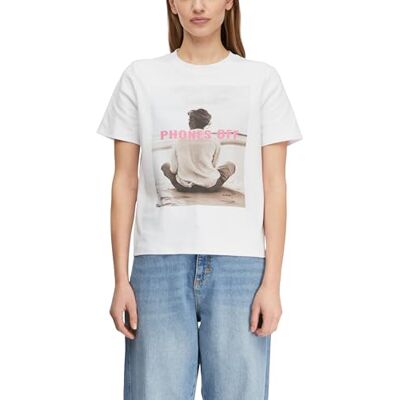 Comma T-Shirt mit Artwork Comma T-Shirt mit Artwork