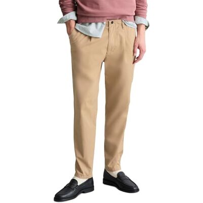 Marc O' Polo Marc OߴPolo Denim Herren Chinohose mit elastischem Bund Stretch, Beige (Frosty Sand), L Marc O' Polo Marc OߴPolo Denim Herren Chinohose mit elastischem Bund Stretch, Beige (Frosty Sand), L