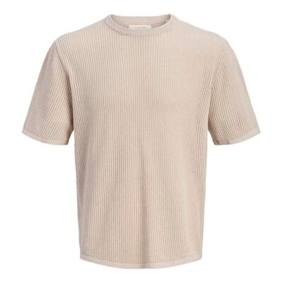 JACK & JONES Jorcassis Knit Twisted Ss Crew Neck JACK & JONES Jorcassis Knit Twisted Ss Crew Neck