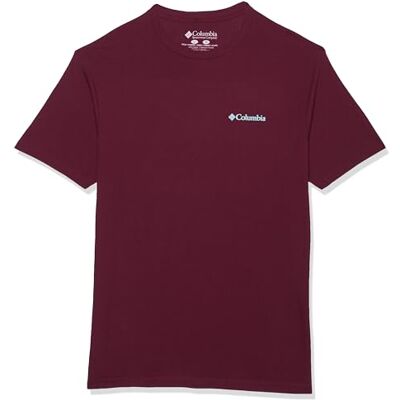 Columbia , Bekleidung, Grafik, T-Shirt für Herren, Rich Wine/Sierra, Größe M Columbia , Bekleidung, Grafik, T-Shirt für Herren, Rich Wine/Sierra, Größe M