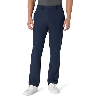 Amazon Herren Knitterresistente Stretch-Hose, Marineblau, 30W / 34L Amazon Herren Knitterresistente Stretch-Hose, Marineblau, 30W / 34L