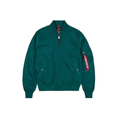 Alpha Herren MA-1 TT Light Bomberjacke, Force Green, XXL Alpha Herren MA-1 TT Light Bomberjacke, Force Green, XXL