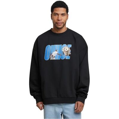 Mister Tee Ovhoe Oversize Crewneck Black, XXL Mister Tee Ovhoe Oversize Crewneck Black, XXL