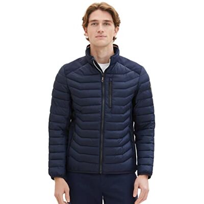TOM TAILOR Herren Hybrid Steppjacke mit Stehkragen TOM TAILOR Herren Hybrid Steppjacke mit Stehkragen