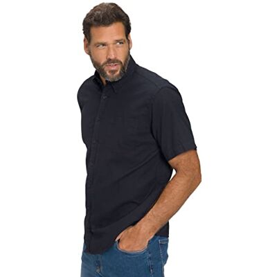 JP 1880 , Herren, Große Größen, Leinenmix-Hemd, Halbarm, Buttondown-Kragen, Modern Fit JP 1880 , Herren, Große Größen, Leinenmix-Hemd, Halbarm, Buttondown-Kragen, Modern Fit