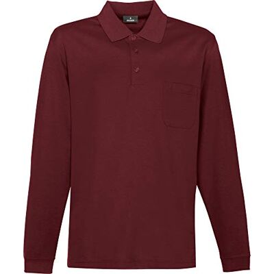 RAGMAN Herren Softknit-Polo mit Brusttasche, Langarm RAGMAN Herren Softknit-Polo mit Brusttasche, Langarm