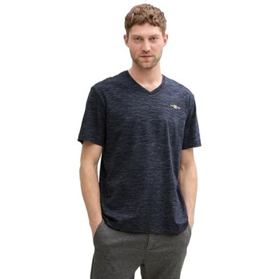 TOM TAILOR T-Shirt mit Foto-Print, Sky Captain Blue, XL TOM TAILOR T-Shirt mit Foto-Print, Sky Captain Blue, XL