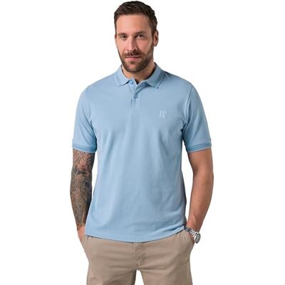 JP 1880 Herren große Größen Übergrößen Menswear L-8XL Poloshirt, Halbarm, Piqué helles blau 5XL 835806711-5XL JP 1880 Herren große Größen Übergrößen Menswear L-8XL Poloshirt, Halbarm, Piqué helles blau 5XL 835806711-5XL