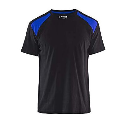 BLÅKLÄDER Blaklader 33791042 T-SHIRT, schwarz/kornblumenblau, grootte L BLÅKLÄDER Blaklader 33791042 T-SHIRT, schwarz/kornblumenblau, grootte L