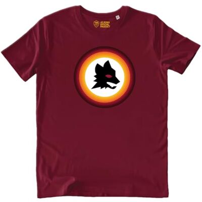 AS Roma T-Shirt Erwachsene Rollkragen Gedruckt Stadion New Red L AS Roma T-Shirt Erwachsene Rollkragen Gedruckt Stadion New Red L