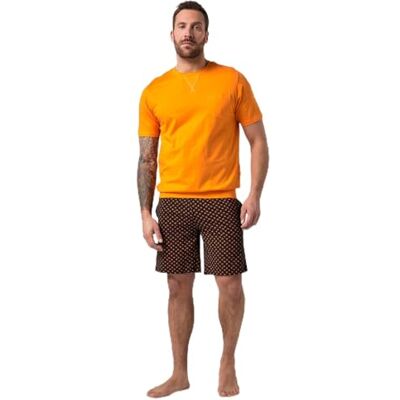 JP 1880 Herren große Größen Übergrößen Menswear L-8XL Schlafanzug, RH, AOP Hose, Bauchfit, 1/2 JP 1880 Herren große Größen Übergrößen Menswear L-8XL Schlafanzug, RH, AOP Hose, Bauchfit, 1/2
