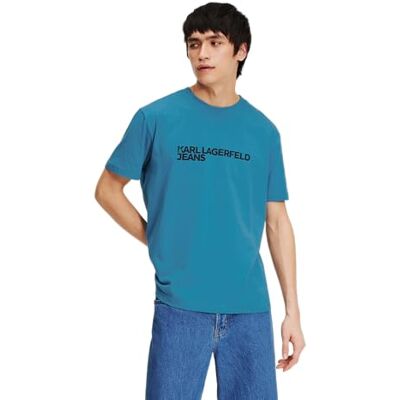 KARL LAGERFELD JEANS Herren Regular Short Sleeve T-Shirt Hydro S KARL LAGERFELD JEANS Herren Regular Short Sleeve T-Shirt Hydro S