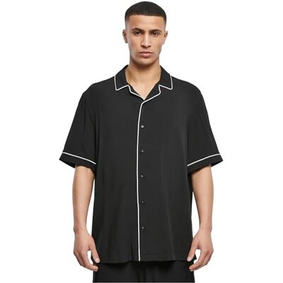 Urban Classics Herren Shirt Bowling Shirt Black M Urban Classics Herren Shirt Bowling Shirt Black M
