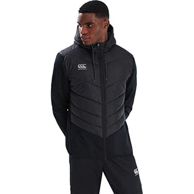 Canterbury Herren Hybrid Jacket V2, Schwarz/Grau, M EU Canterbury Herren Hybrid Jacket V2, Schwarz/Grau, M EU