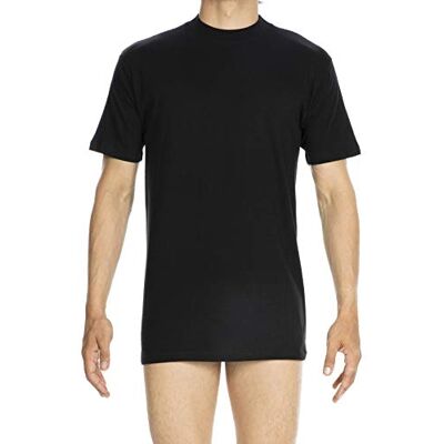 HOM , Herren, T-Shirt U-Ausschnitt Harro, Schwarz, M HOM , Herren, T-Shirt U-Ausschnitt Harro, Schwarz, M