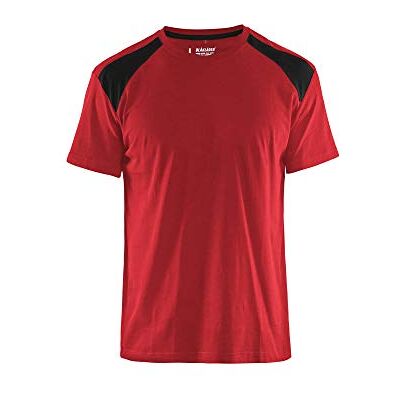 BLÅKLÄDER Blaklader 33791042 T-SHIRT, Rot/ Schwarz, grootte XXL BLÅKLÄDER Blaklader 33791042 T-SHIRT, Rot/ Schwarz, grootte XXL