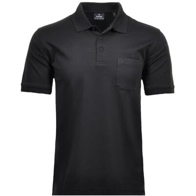 RAGMAN Herren Softknit-Poloshirt Uni, mit Brusttasche RAGMAN Herren Softknit-Poloshirt Uni, mit Brusttasche