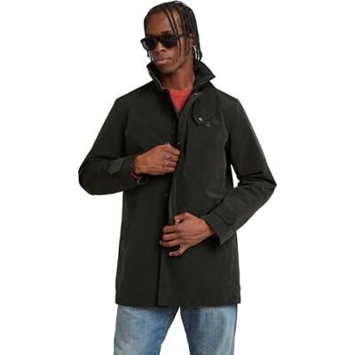 G-STAR Herren Garber Trenchcoat, Mehrfarben (dk black/gs grey D25378-C408-G766), XXL G-STAR Herren Garber Trenchcoat, Mehrfarben (dk black/gs grey D25378-C408-G766), XXL