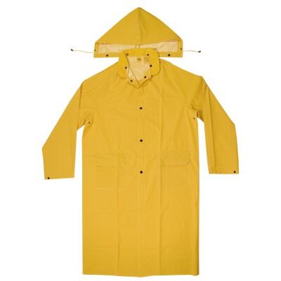 Custom Leathercraft CLC Rain Wear R1053X .35 MM PVC Trench Coat, 3XLarge,Yellow Custom Leathercraft CLC Rain Wear R1053X .35 MM PVC Trench Coat, 3XLarge,Yellow