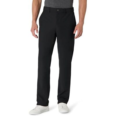Amazon Herren Classic-Fit Travel Stretch Hose, Schwarz, 42W / 30L Amazon Herren Classic-Fit Travel Stretch Hose, Schwarz, 42W / 30L