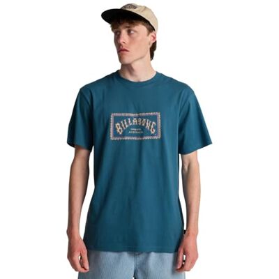 Billabong Kurzarm-T-Shirt Arch Frame SS für Herren, Blau Billabong Kurzarm-T-Shirt Arch Frame SS für Herren, Blau