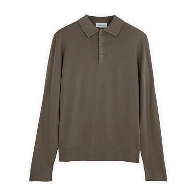 Diana Studio – Poloshirt aus Kaschmir und 100% Merinowolle, Taupe, Größe XXL, Regular Fit Diana Studio – Poloshirt aus Kaschmir und 100% Merinowolle, Taupe, Größe XXL, Regular Fit