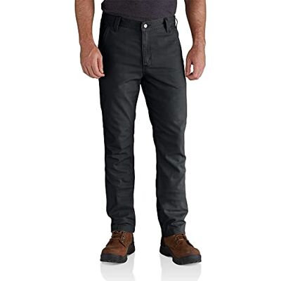 Carhartt Herren Rugged Flex® Straight Fit 5-Pocket Canvas-Arbeitshose, Schwarz, W36/L30 Carhartt Herren Rugged Flex® Straight Fit 5-Pocket Canvas-Arbeitshose, Schwarz, W36/L30