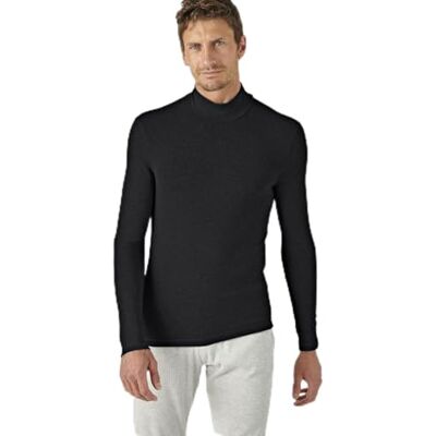 Damart Herren Mit Stehkragen, Thermolactyl Sensitive T-Shirt, Schwarz, M EU Damart Herren Mit Stehkragen, Thermolactyl Sensitive T-Shirt, Schwarz, M EU