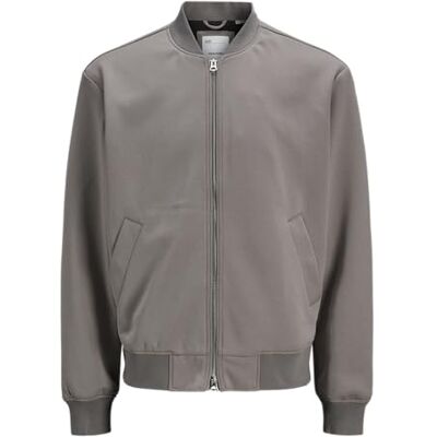 JACK & JONES Herren Jcorecharge Bomber Jacket, Gray Flannel, m JACK & JONES Herren Jcorecharge Bomber Jacket, Gray Flannel, m