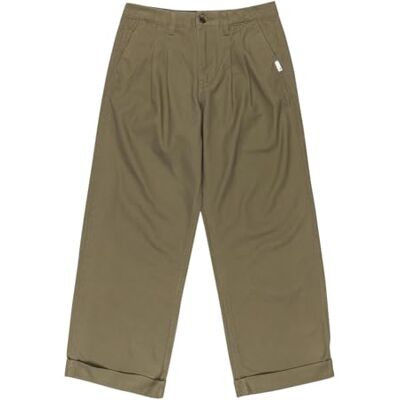 Element Big Pleated Chino Y Hose, Grün, M/12 Element Big Pleated Chino Y Hose, Grün, M/12