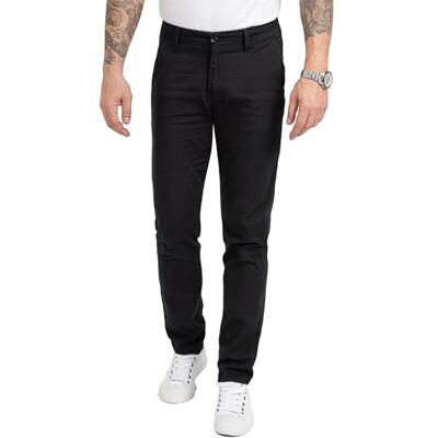 Rock Creek Chino Hose Herren Regular Fit Stoffhose aus Baumwolle RC-2083 Elegante Chinohose für Herren aus 100 % Baumwolle mit geradem Bein, klassische Businesshose für Büro, Alltag und Freizeit Rock Creek Chino Hose Herren Regular Fit Stoffhose aus Baumwolle RC-2083 Elegante Chinohose für Herren aus 100 % Baumwolle mit geradem Bein, klassische Businesshose für Büro, Alltag und Freizeit