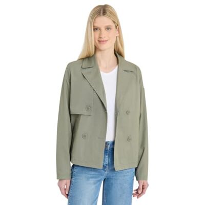 Cecil Trenchcoat in verkürzter Passform chlorella green XXL Cecil Trenchcoat in verkürzter Passform chlorella green XXL