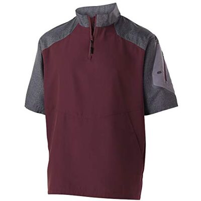 Holloway Herren Raider Kurzarm-Pullover Hemd, Carbon Print/Kastanienbraun, X-Large Holloway Herren Raider Kurzarm-Pullover Hemd, Carbon Print/Kastanienbraun, X-Large