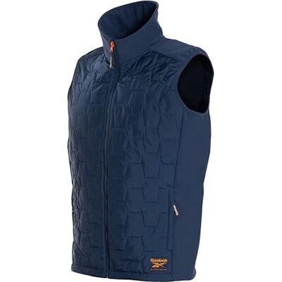Reebok Workwear Gepolsterte Weste, Marineblau Reebok Workwear Gepolsterte Weste, Marineblau