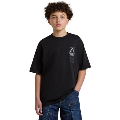 G-STAR Boys Oversized T-Shirt, Schwarz (dk Black D29772-01-6484), 14 G-STAR Boys Oversized T-Shirt, Schwarz (dk Black D29772-01-6484), 14