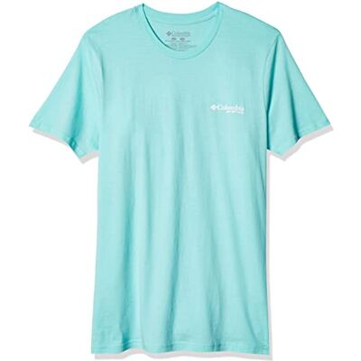 Columbia , Bekleidung, Grafik, T-Shirt für Herren, Blau (Gulf Stream/Sam), Größe XL Columbia , Bekleidung, Grafik, T-Shirt für Herren, Blau (Gulf Stream/Sam), Größe XL