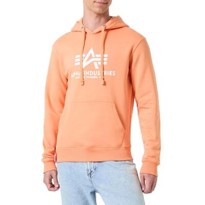 Alpha Basic Hoodie für Herren Tangerine Alpha Basic Hoodie für Herren Tangerine
