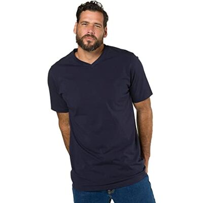 JP 1880 Herren große Größen Übergrößen Menswear L-8XL T-Shirt, Basic, V-Ausschnitt dunkel Marine 8XL 702415750-8XL JP 1880 Herren große Größen Übergrößen Menswear L-8XL T-Shirt, Basic, V-Ausschnitt dunkel Marine 8XL 702415750-8XL