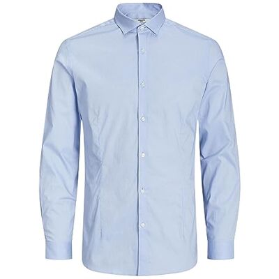 JACK & JONES JJPRPARMA Shirt L/S NOOS Herren,Cashmere Blue/Fit:super Slim,XXL JACK & JONES JJPRPARMA Shirt L/S NOOS Herren,Cashmere Blue/Fit:super Slim,XXL