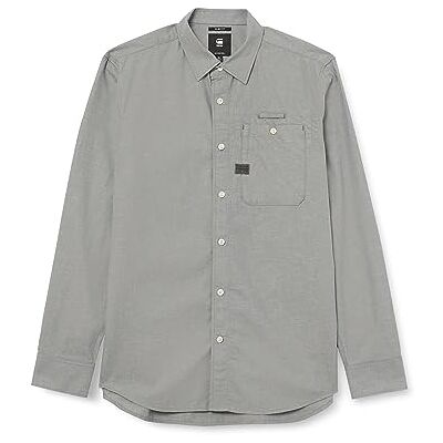 G-STAR RAW Herren Bristum 2.0 Slim Shirt ls, Grau (axis D23553-D187-5781), L G-STAR RAW Herren Bristum 2.0 Slim Shirt ls, Grau (axis D23553-D187-5781), L