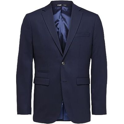 SELECTED HOMME Male Blazer Gewebter Wollgemisch SELECTED HOMME Male Blazer Gewebter Wollgemisch