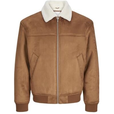 JACK & JONES JACK&JONES Herren JPRCCTED Bomber Jacket Bomberjacke, Toffee, L JACK & JONES JACK&JONES Herren JPRCCTED Bomber Jacket Bomberjacke, Toffee, L