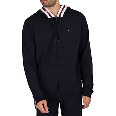 Tommy Hilfiger Hoodie LS FZ HWK Schwere Jacken mit durchgehendem Reißverschluss Herren, Blau (Desert Sky), S Tommy Hilfiger Hoodie LS FZ HWK Schwere Jacken mit durchgehendem Reißverschluss Herren, Blau (Desert Sky), S