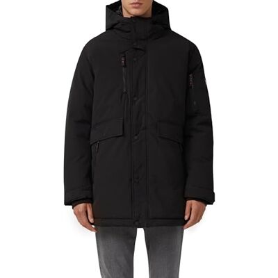 S. Oliver Wasserabweisender Parka mit Kapuze und sportiven Details S. Oliver Wasserabweisender Parka mit Kapuze und sportiven Details