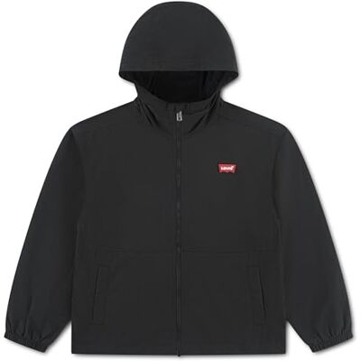 Levi's Unisex-Kinder Schwarz Leichte Windbreaker-Jacke Levi's Unisex-Kinder Schwarz Leichte Windbreaker-Jacke