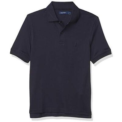 Nautica Herren Classic Fit Interlock Polo Polohemd, Navy, Mittel Nautica Herren Classic Fit Interlock Polo Polohemd, Navy, Mittel