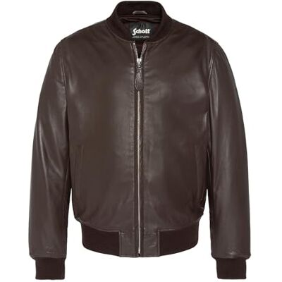 Schott NYC Herrenjacke, braun, Large Schott NYC Herrenjacke, braun, Large