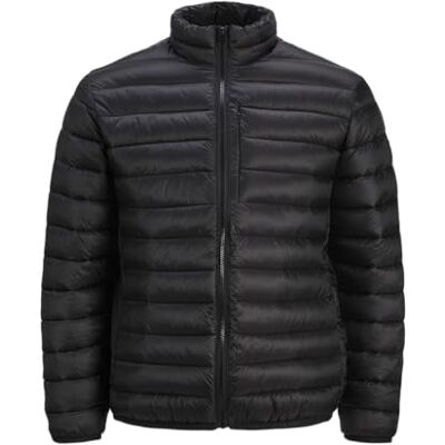 JACK & JONES JACK&JONES Herren Jprcccave Quilted Jacket Steppjacke, Black, M JACK & JONES JACK&JONES Herren Jprcccave Quilted Jacket Steppjacke, Black, M