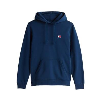 Tommy Hilfiger TJM REG Badge Hoodie EXT Sweatshirt Herren, Dark Night Navy, M Tommy Hilfiger TJM REG Badge Hoodie EXT Sweatshirt Herren, Dark Night Navy, M